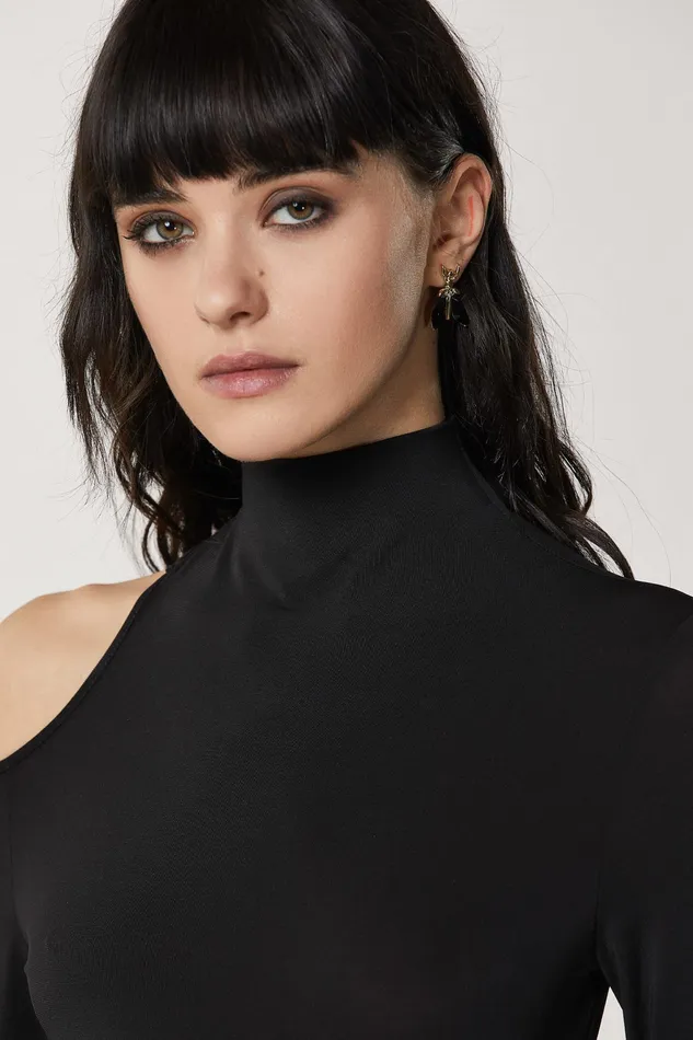 Earrings Women Patrizia Pepe Precious Fly Earrings With Stones Costellation Black
