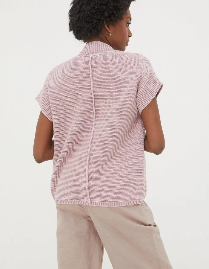 Eden Kimono Dusky Pink Women FatFace Knitwear