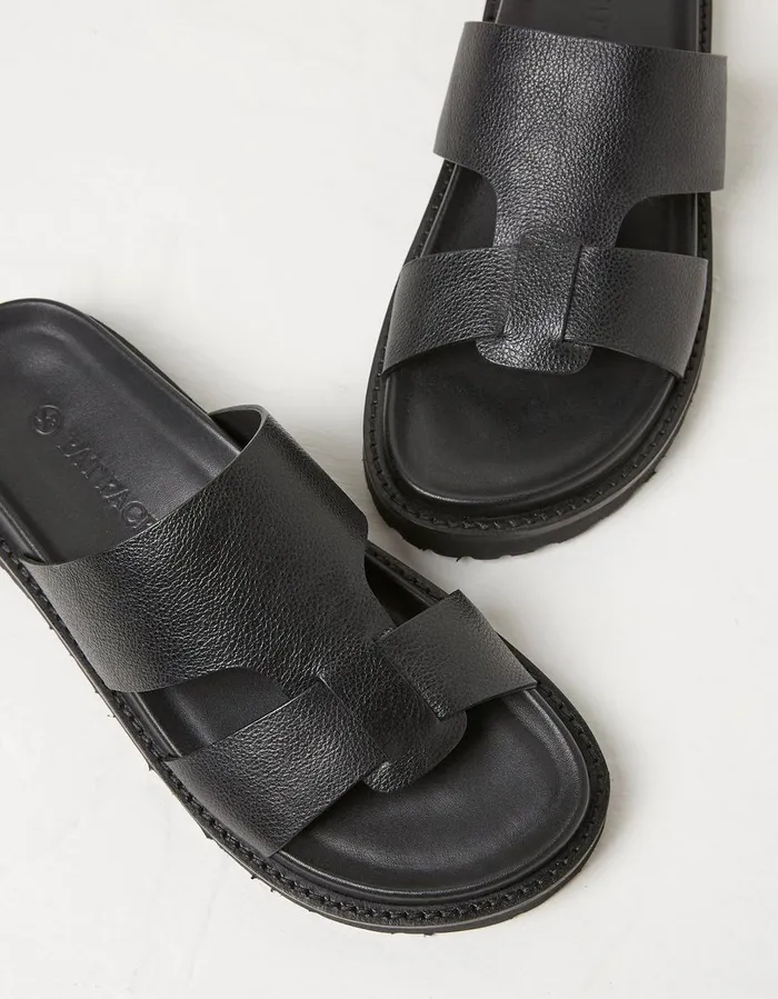 Edie Chunky Sole Sandal Black Women FatFace Sandals