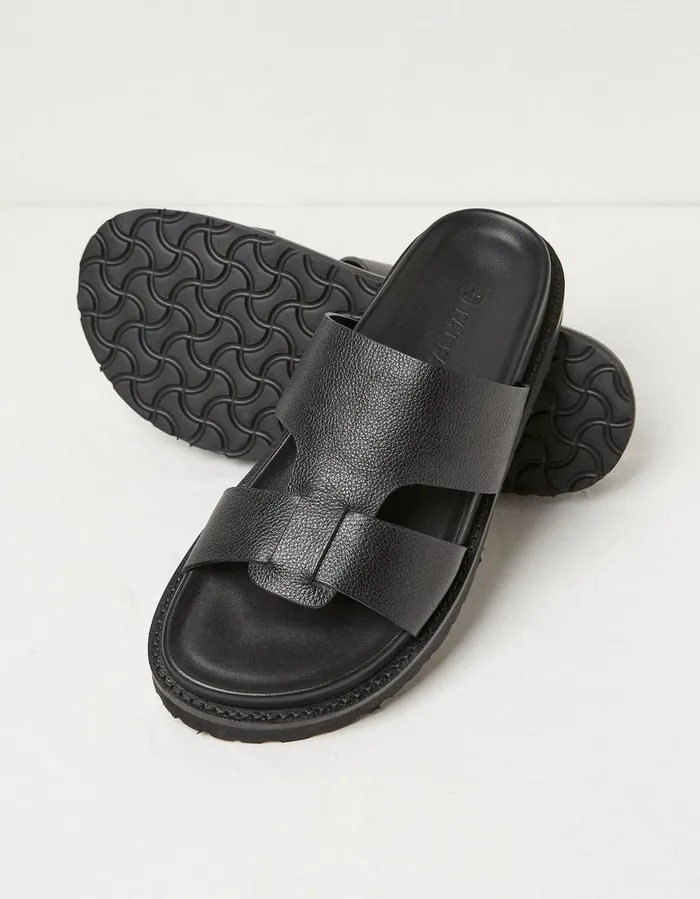 Edie Chunky Sole Sandal Black Women FatFace Sandals
