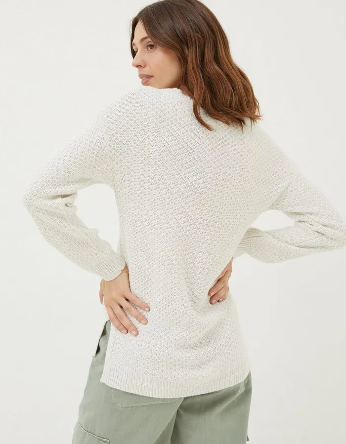 Ellie Jumper Ivory Women FatFace Knitwear