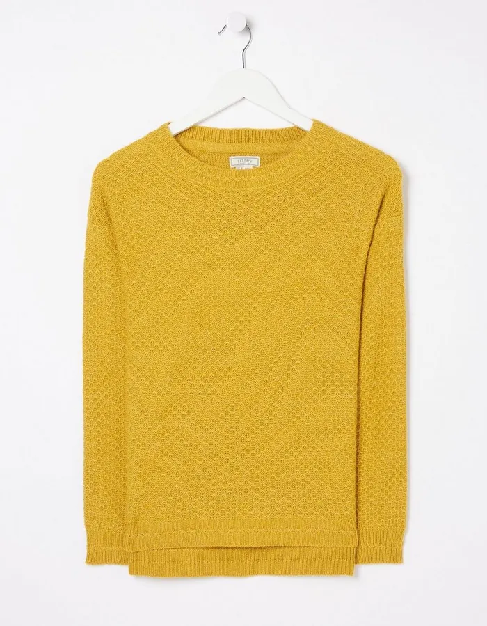 Ellie Jumper Yellow Women FatFace Knitwear