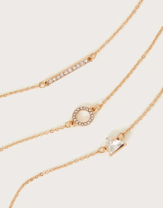 Embellished Bracelets Set Of Three Women Monsoon Jewellery and Hair