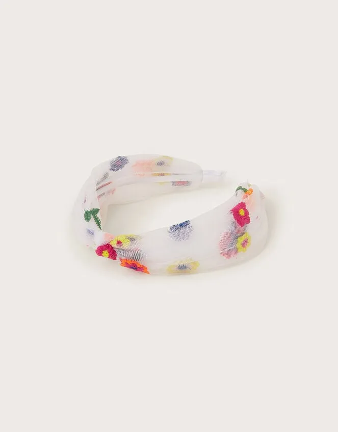 Embroidered Flower Headband Children Monsoon Girls039 Hair Accessories