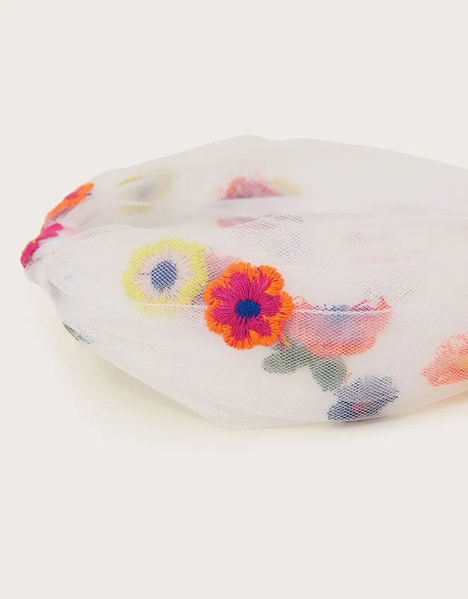 Embroidered Flower Headband Children Monsoon Girls039 Hair Accessories