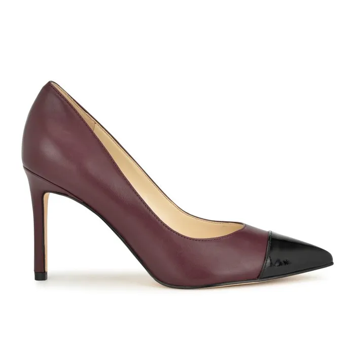 Enda Dress Pumps Dark Red Women Nine West Heels