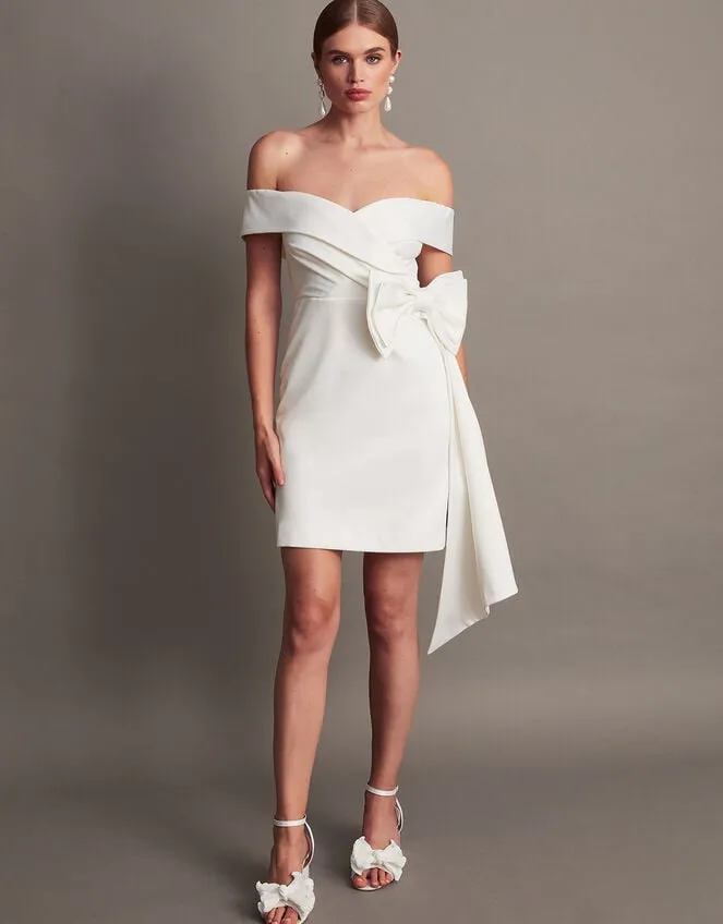 Enrique OffShoulder Bridal Dress Ivory Women Monsoon Dresses