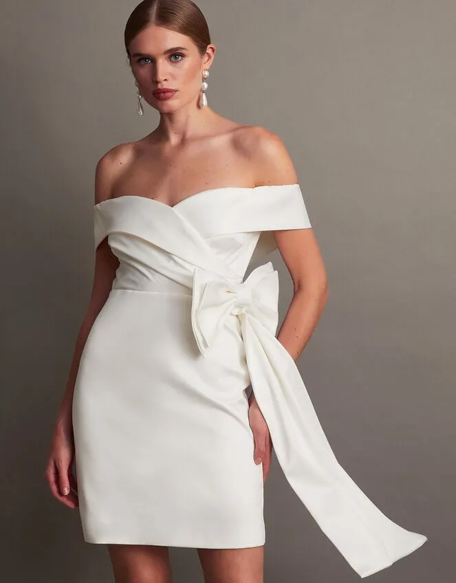 Enrique OffShoulder Bridal Dress Ivory Women Monsoon Dresses