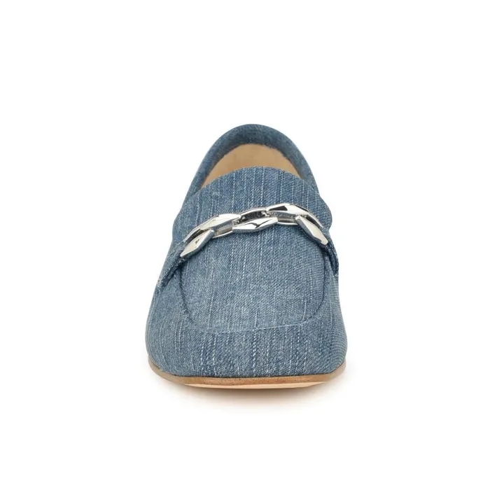 Erands Casual Loafers Denim Women Nine West Flats and Loafers