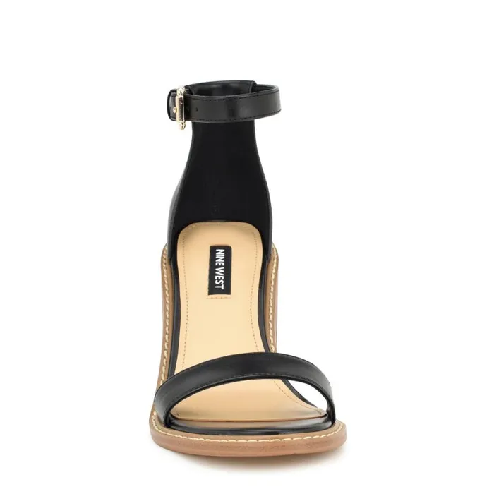 Erla Tailored Sandals Black Women Nine West Sandals