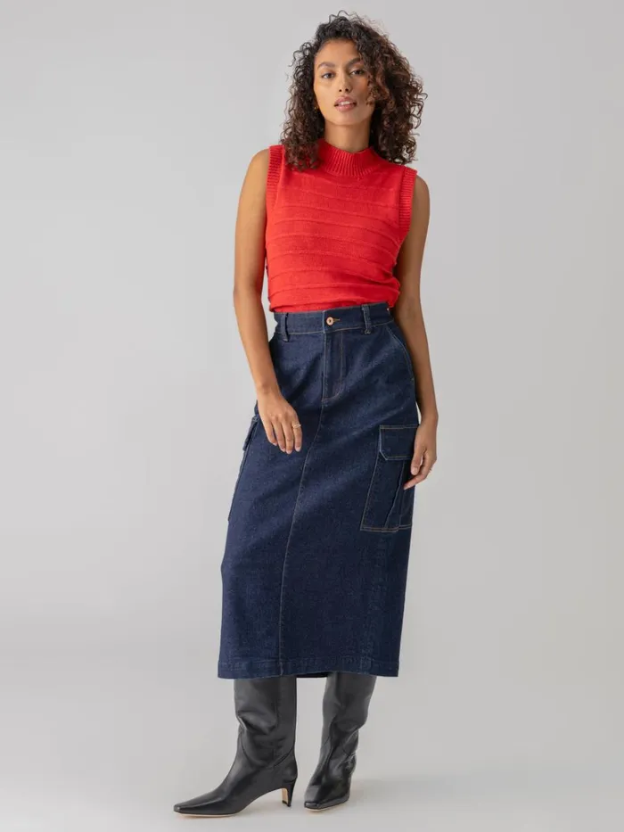 Essential Cargo Standard Rise Skirt Magnetic Women Sanctuary Clothing Skirts