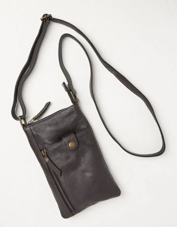 Essie Multi Zip Phone Bag Black Women FatFace Bags and Purses