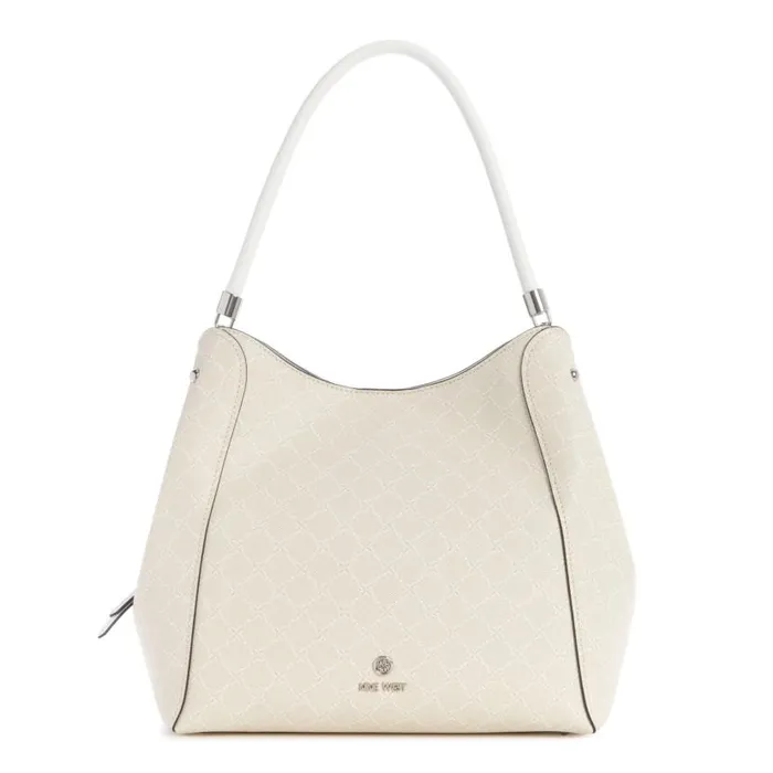 Etta Jet Set Carryall Cream Logo WomenMen Nine West Satchels and Shoulder Bags Etta Jet Set Carryall Cream Logo WomenMen Nine West Satchels and Shoulder Bags