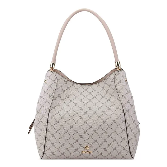 Etta Jet Set Carryall Mushroom Logo Marble WomenMen Nine West New Handbags