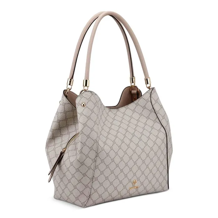 Etta Jet Set Carryall Mushroom Logo Marble WomenMen Nine West New Handbags