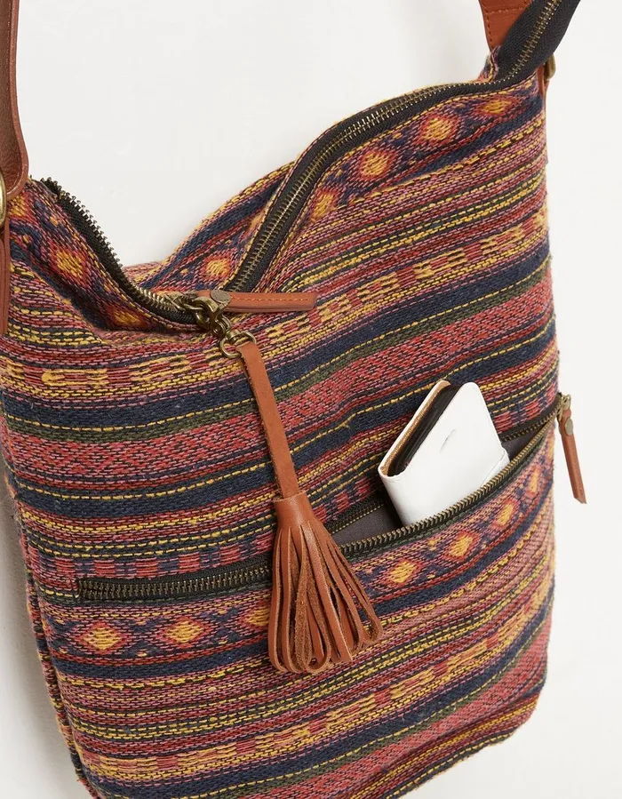 Evalie Woven Bag Multi Women FatFace Bags and Purses