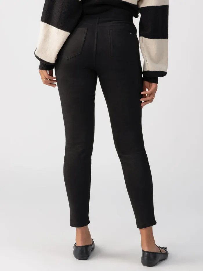Faux Suede Runway High Rise Legging Black Women Sanctuary Clothing Pants Faux Suede Runway High Rise Legging Black Women Sanctuary Clothing Pants