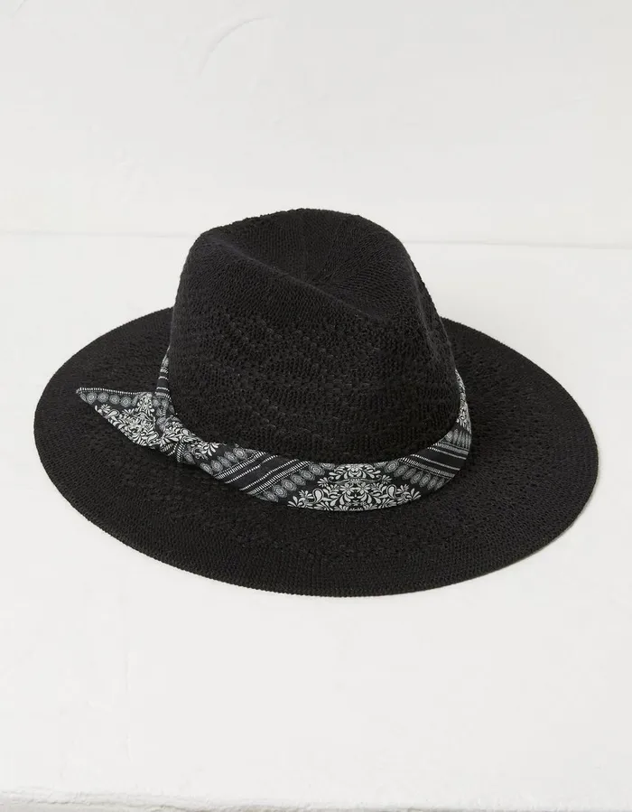 Fedora Hat Black Women FatFace Hats