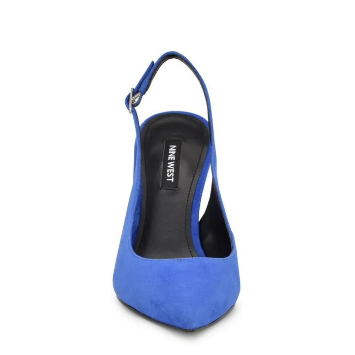 Felina Pointy Toe Slingback Pumps Dark Blue Women Nine West Heels