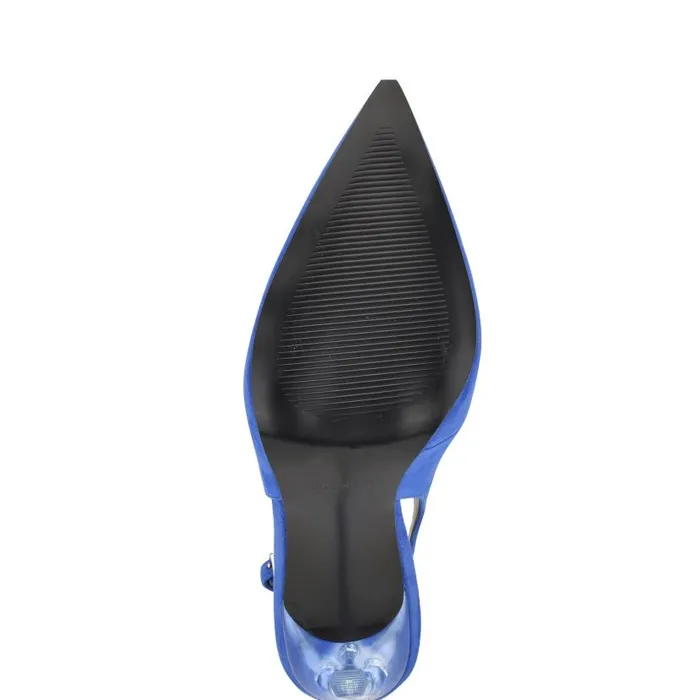 Felina Pointy Toe Slingback Pumps Dark Blue Women Nine West Heels