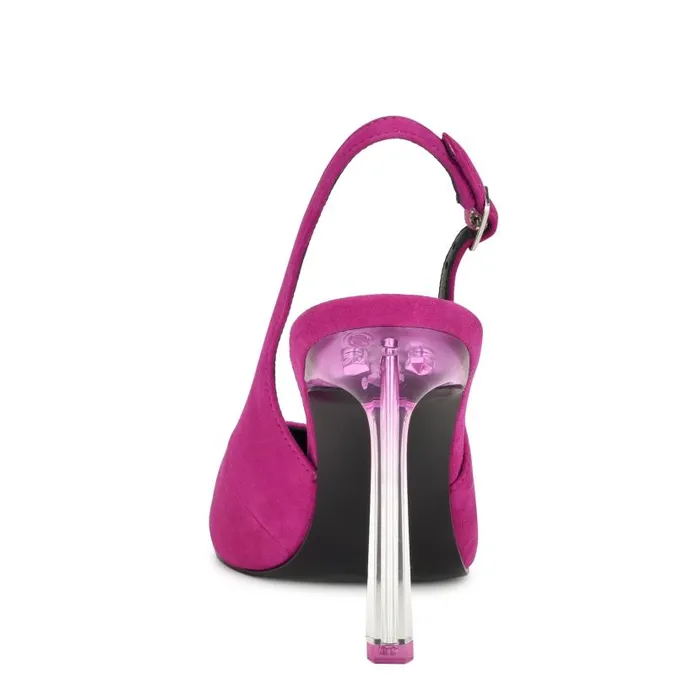 Felina Pointy Toe Slingback Pumps Pink Women Nine West Heels