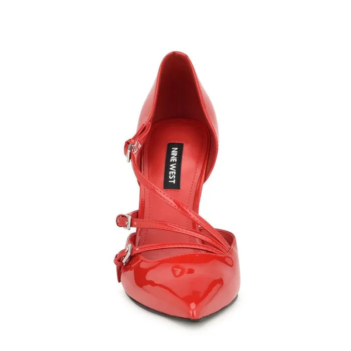 Filma Pointy Toe Pumps Red Women Nine West Heels