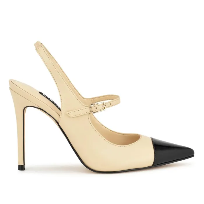 Finet Mary Jane Pumps Light Natural Women Nine West Heels