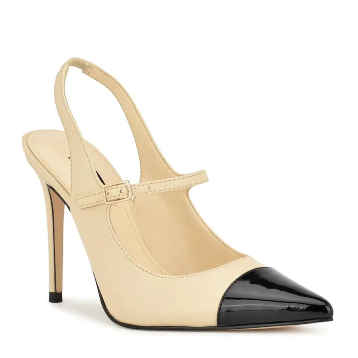 Finet Mary Jane Pumps Light Natural Women Nine West Heels