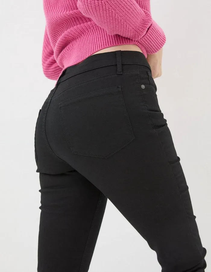 Five Pocket Jeggings Black Women FatFace Trousers and Leggings