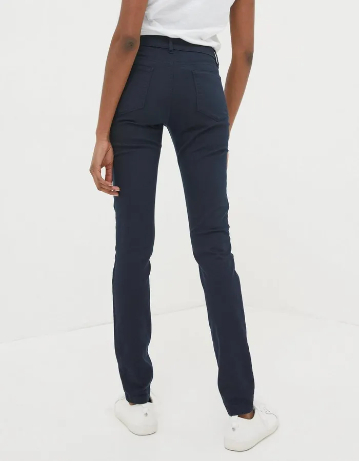 Five Pocket Jeggings Navy Women FatFace Trousers and Leggings