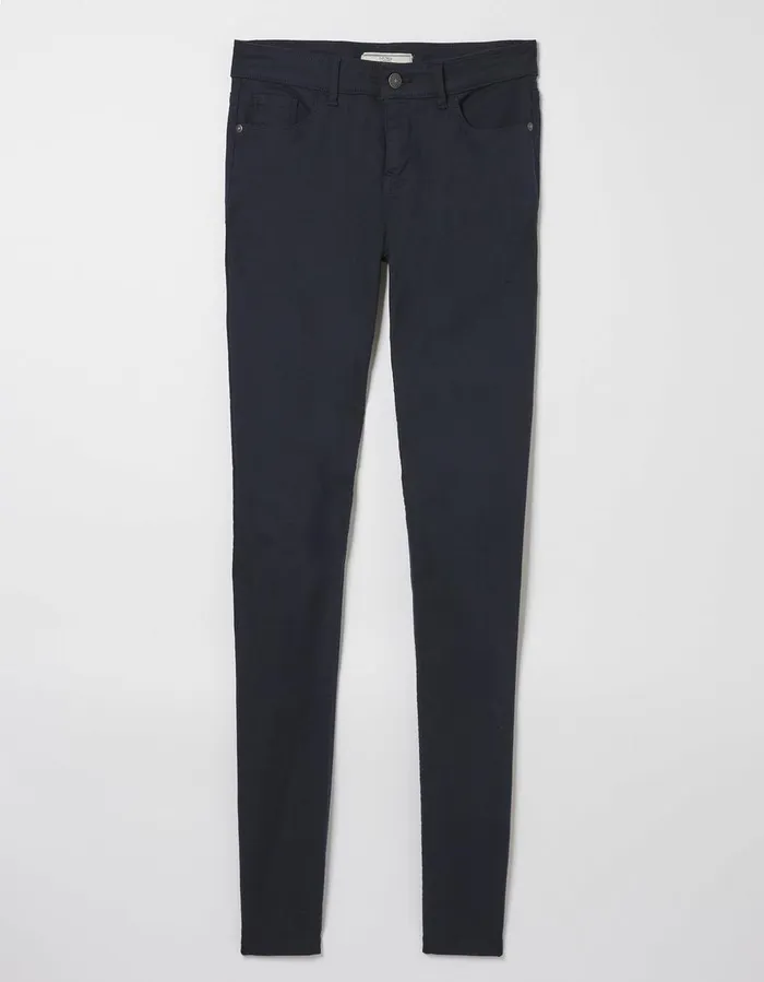 Five Pocket Jeggings Navy Women FatFace Trousers and Leggings