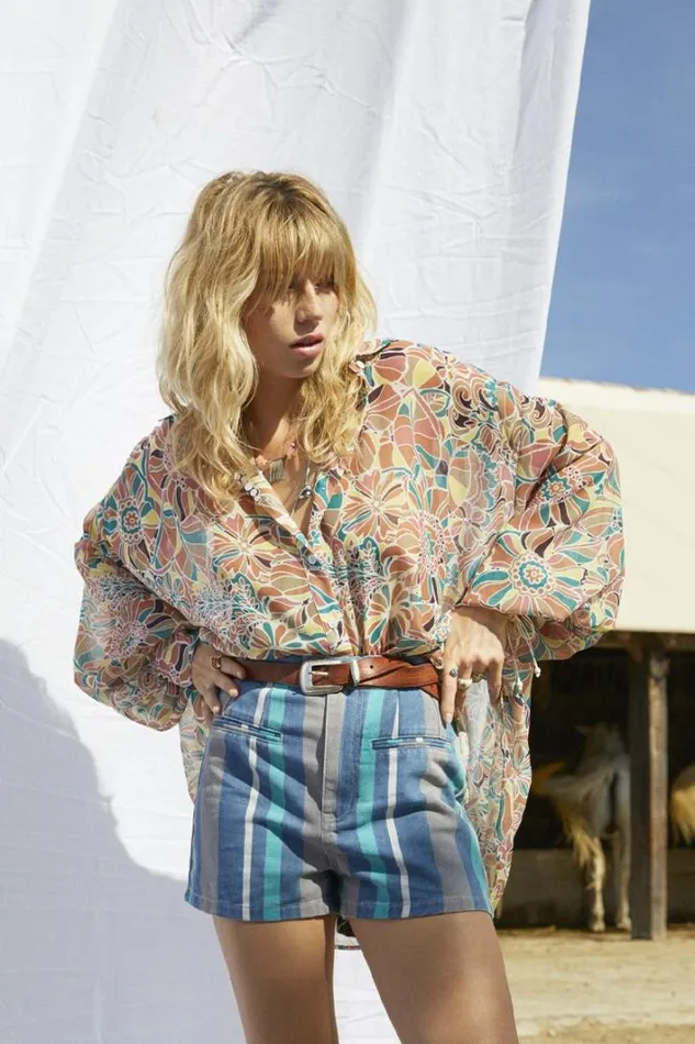 Flare Printed Shirt COPPER SHARON Women Molly Bracken Shirts