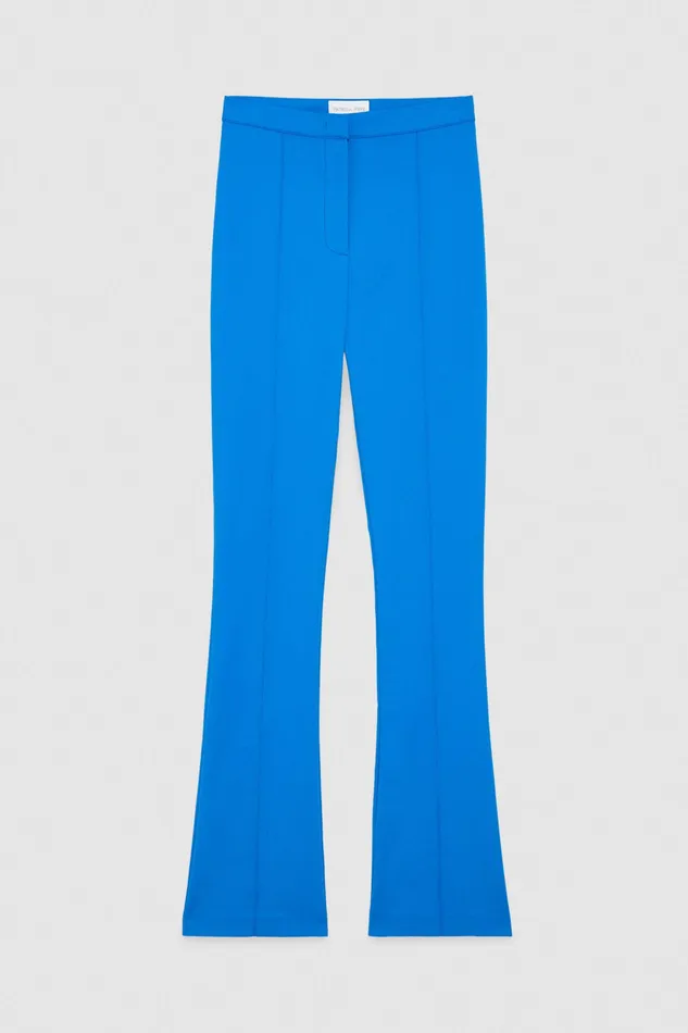 Flared Women Patrizia Pepe Slim Flare Pants Blue Soul