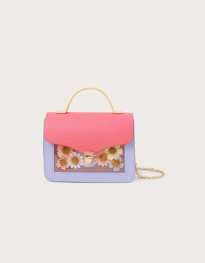 Floral Colour Block Bag Children Monsoon Girls039 Bags and Purses