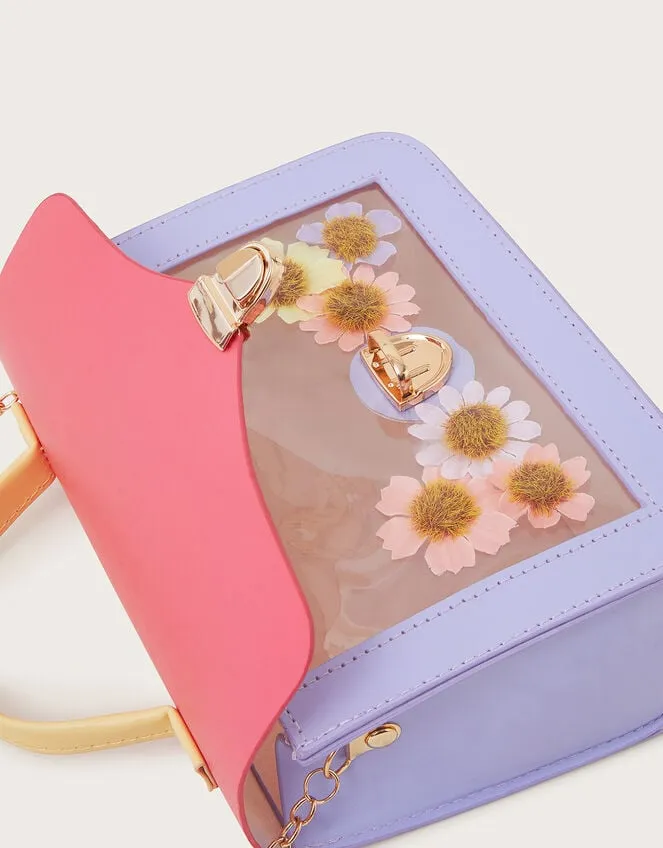 Floral Colour Block Bag Children Monsoon Girls039 Bags and Purses