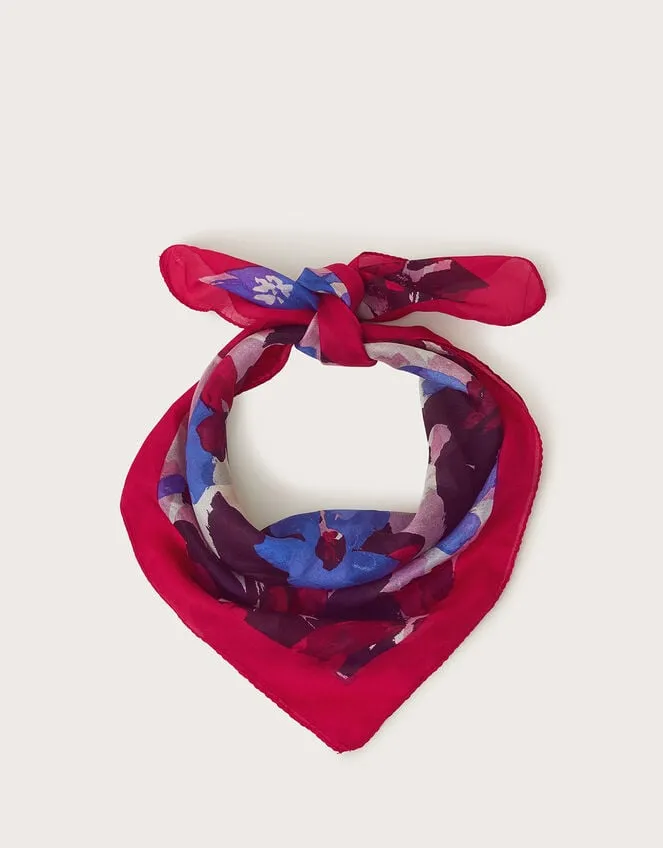 Floral Silk Scarf Women Monsoon Scarves