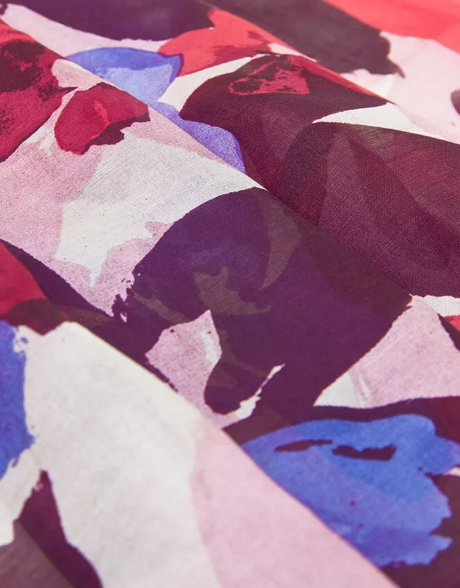 Floral Silk Scarf Women Monsoon Scarves