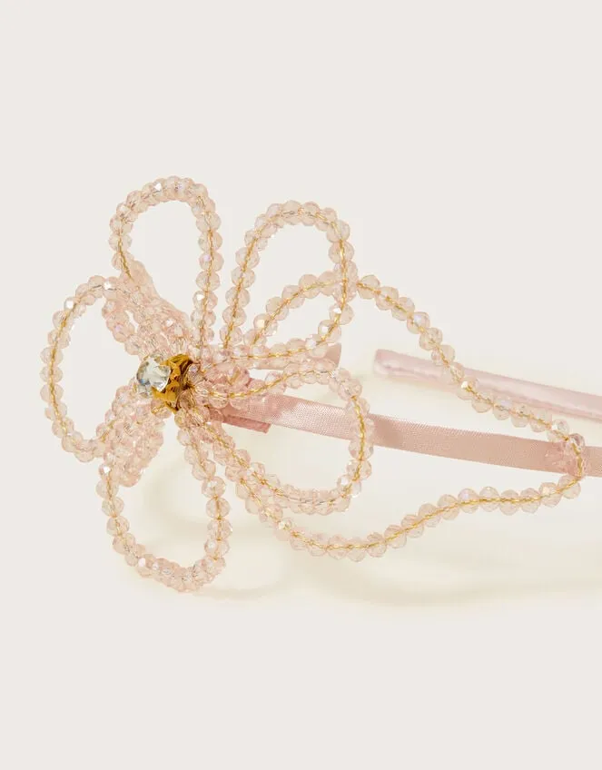 Flower Bead Headband Children Monsoon Girls039 Hair Accessories
