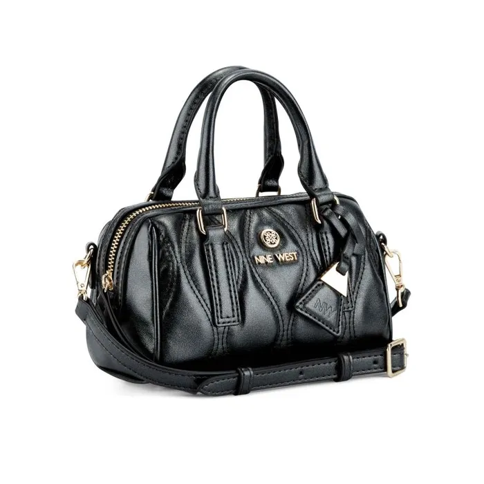 Foster Mini Bowler Crossbody Black WomenMen Nine West Crossbody