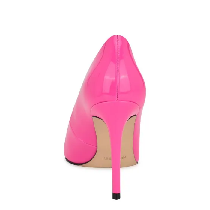 Fresh Pointy Toe Pumps Bright Pink Women Nine West Heels