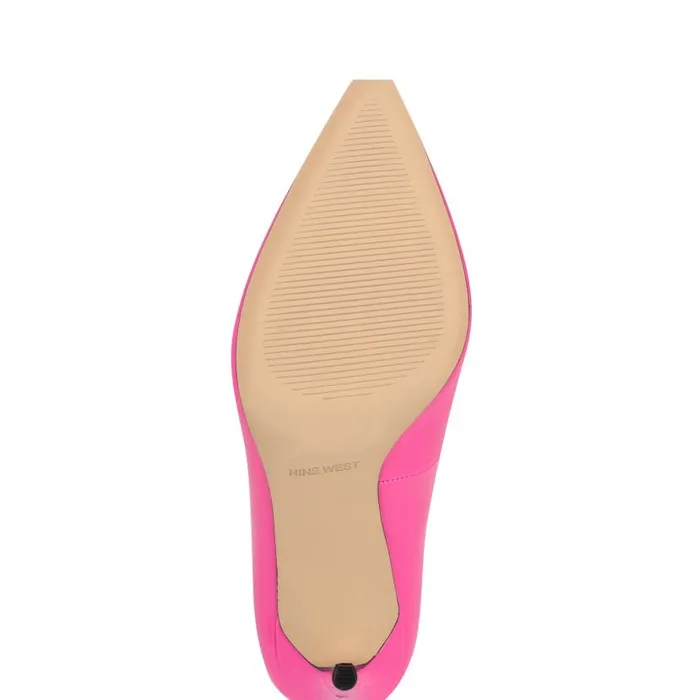 Fresh Pointy Toe Pumps Bright Pink Women Nine West Heels