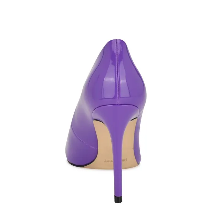 Fresh Pointy Toe Pumps Bright Purple Women Nine West Heels