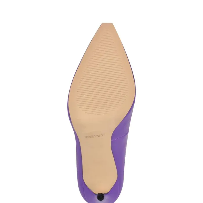 Fresh Pointy Toe Pumps Bright Purple Women Nine West Heels