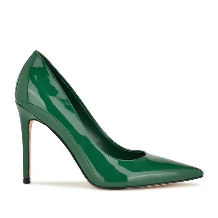 Fresh Pointy Toe Pumps Green Women Nine West Heels