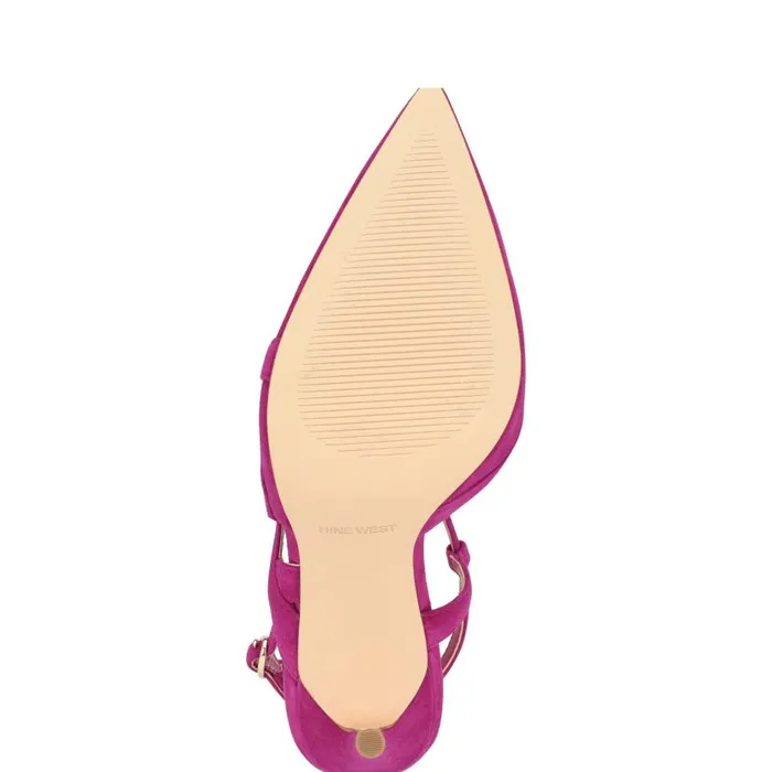 Fresta Dress Pumps Pink Suede Women Nine West Heels