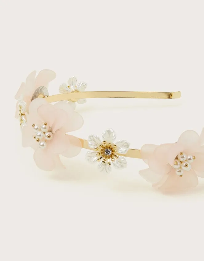 Frosted Flower Headband Children Monsoon Girls039 Hair Accessories