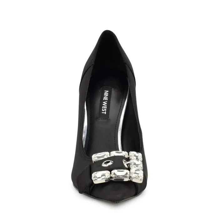 Fulu Embellished Dress Pumps Black Women Nine West Heels