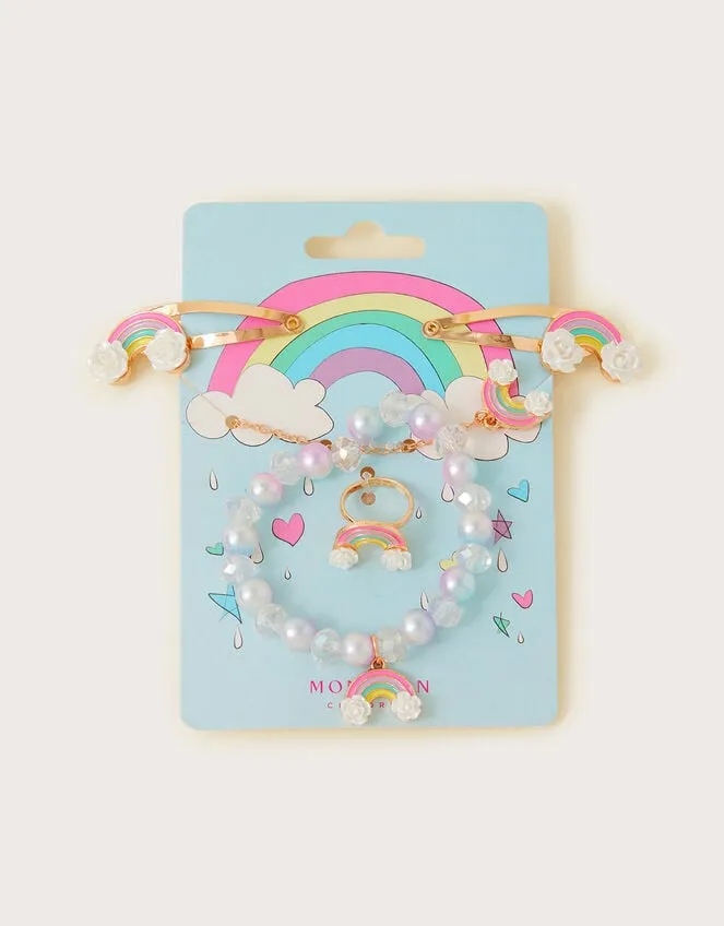 Fun Rainbow Jewellery Set Children Monsoon Girls039 Jewellery