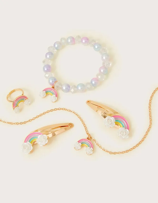 Fun Rainbow Jewellery Set Children Monsoon Girls039 Jewellery