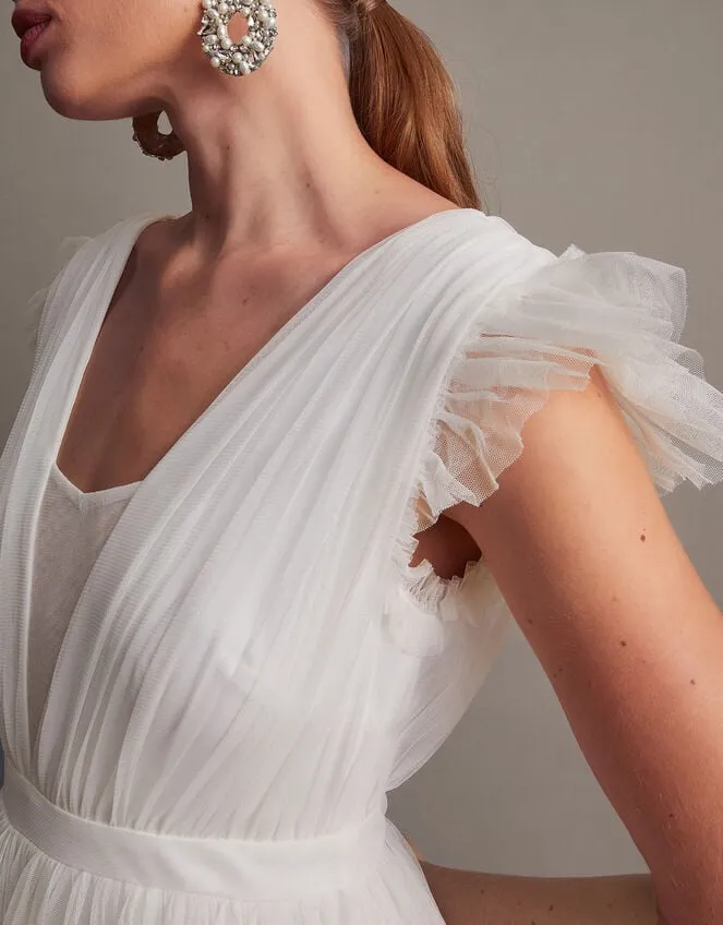 Gabriella Tulle Maxi Bridal Dress Ivory Women Monsoon Dresses